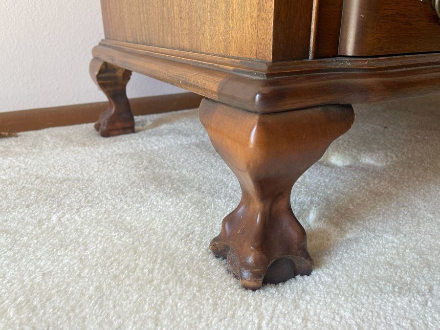 Vintage Mahogany Secretary Desk With Secret Compartments And Lockable Drawers 36W X 22D X 41H [Photo 11]