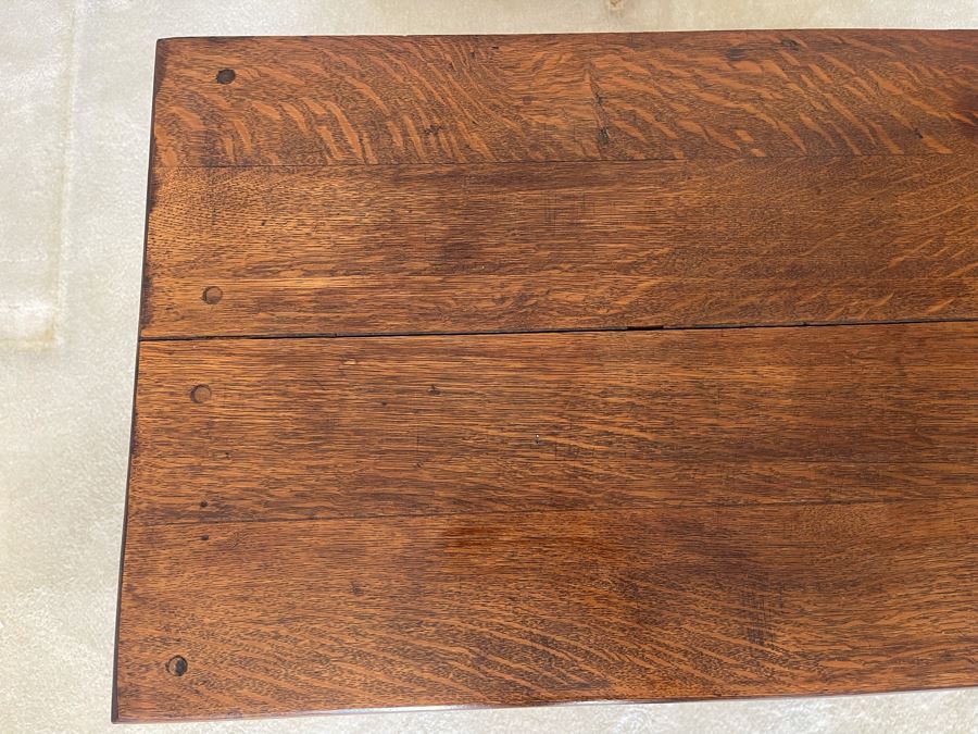 Antique Oak Cabinet 36W X 18D X 28H [Photo 14]