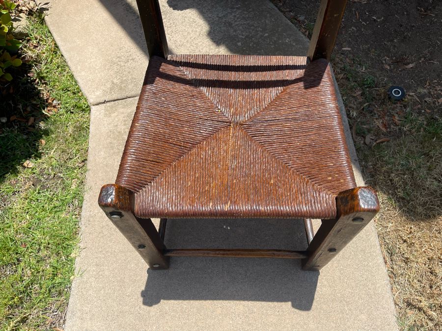 Antique Rush Seat Chair [Photo 3]