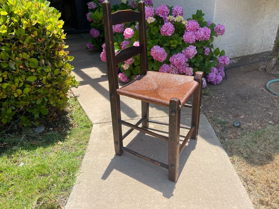 Antique Rush Seat Chair [Photo 5]