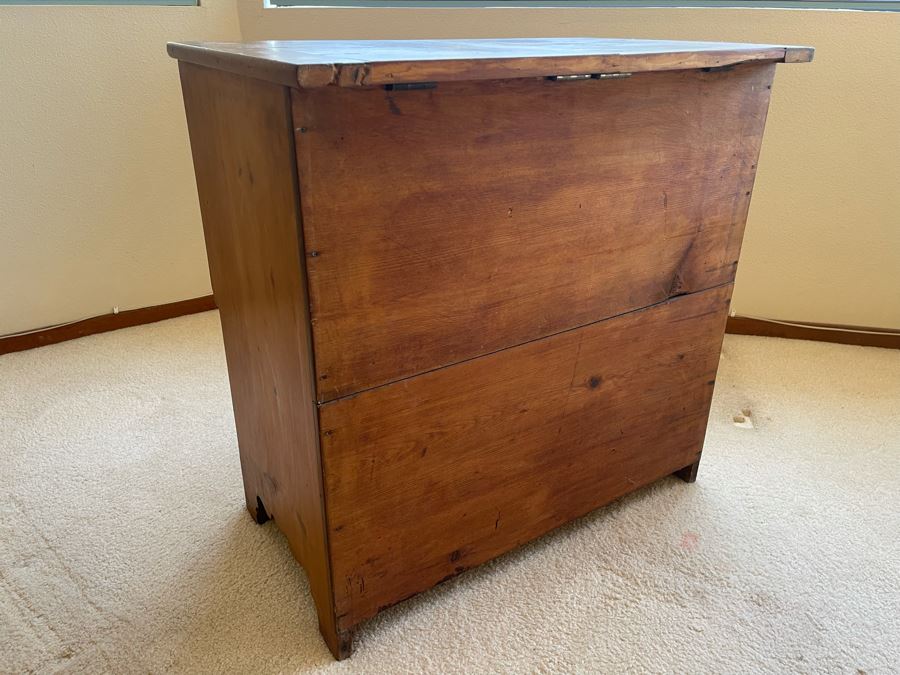 Antique Primitive Pine Cabinet 29W X 18D X 29H [Photo 13]