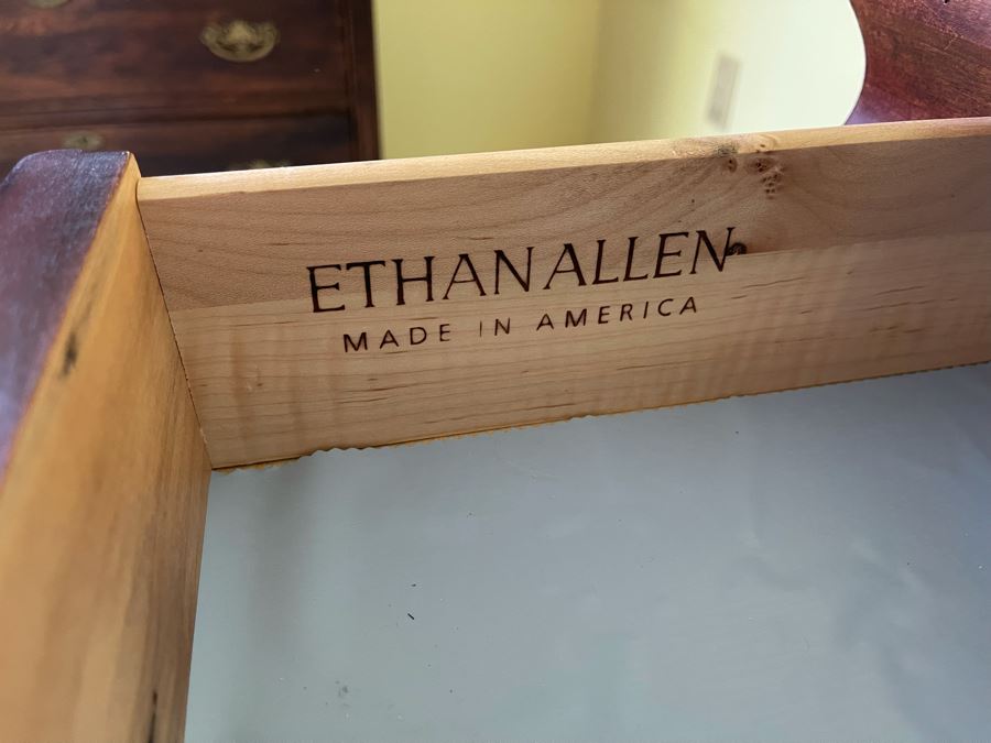 Ethan Allen 3-Drawer Chest Of Drawers Dresser 36W X 17D X 29.5H [Photo 4]