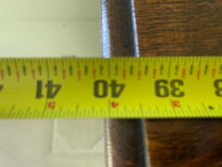 Vintage Tall 6-Drawer Chest Of Drawers Dresser On Casters (One Drawer Pull Needs Replacement) 40W X 20D X 62H [Photo 12]