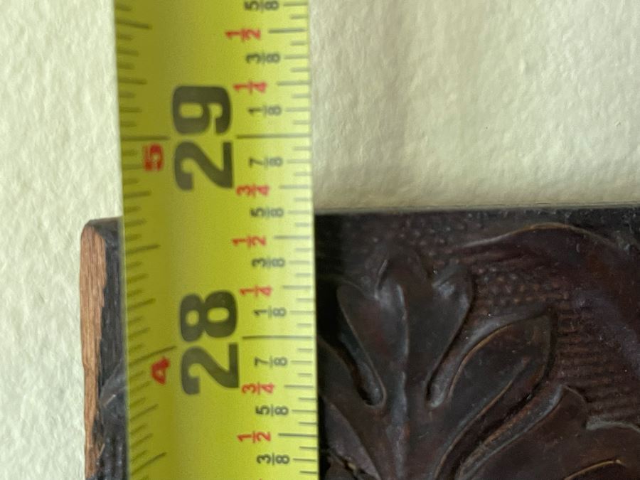 Vintage Wooden Wall Mirror 26W X 28.5H [Photo 10]