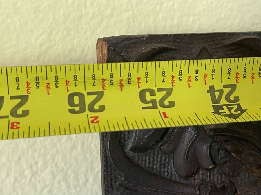 Vintage Wooden Wall Mirror 26W X 28.5H [Photo 9]