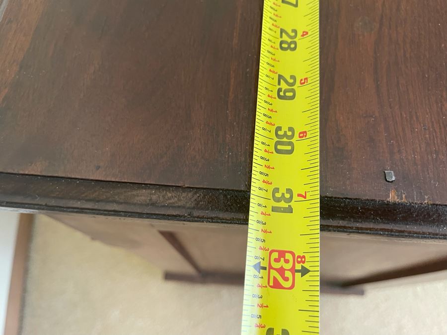 Vintage Wooden 3-Drawer Chest Of Drawers 31W X 16D X 29.5H [Photo 9]