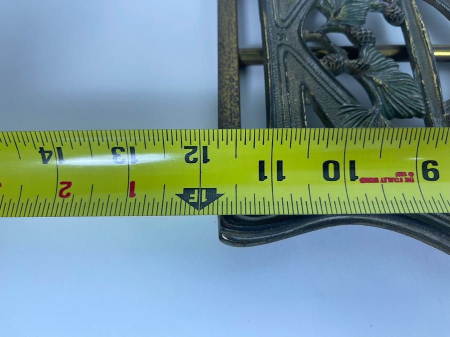 Vintage Adjustable Metal Art Nouveau Book Rack Expandable 12L [Photo 8]