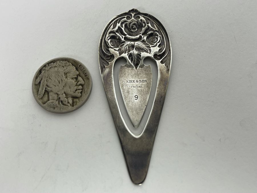 Vintage Sterling Silver Kirk & Son Bookmark 8g [Photo 6]