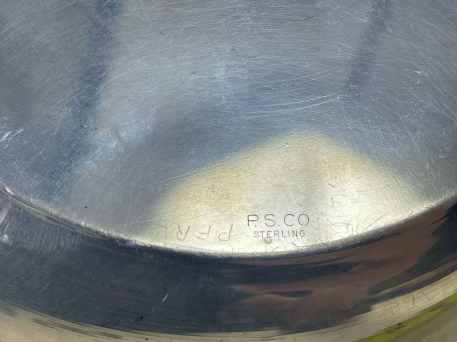 Sterling Silver Bowl P.S. Co 8'R 200.3g [Photo 6]