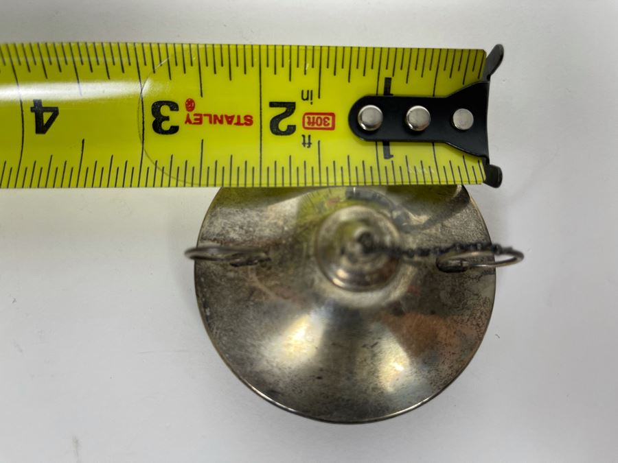 Vintage Sterling Silver Small Portable Oil Lamp Lantern 2.5W 41.4g [Photo 12]