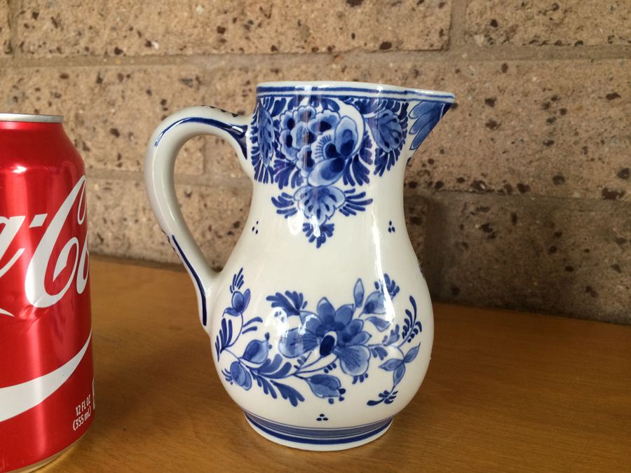 Vintage Small Blue Delft Pitcher [Photo 1]