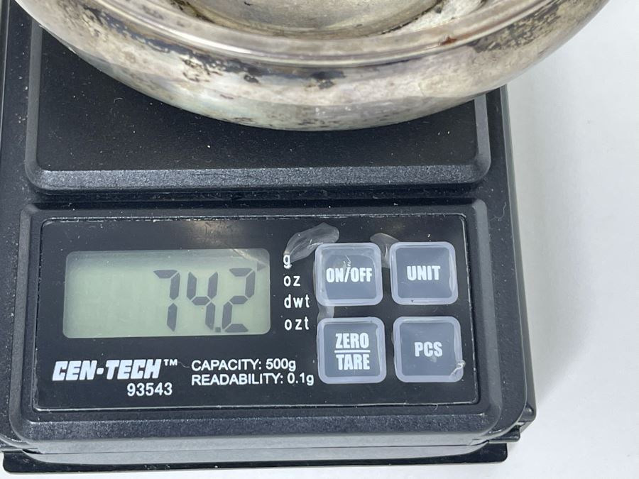 Vintage Gorham Sterling Silver Pierced Handle Porringer Bowl 74.2g [Photo 8]