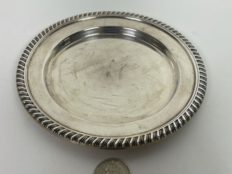 Vintage Sterling Silver Tray Dish 6R 91.3g [Photo 1]
