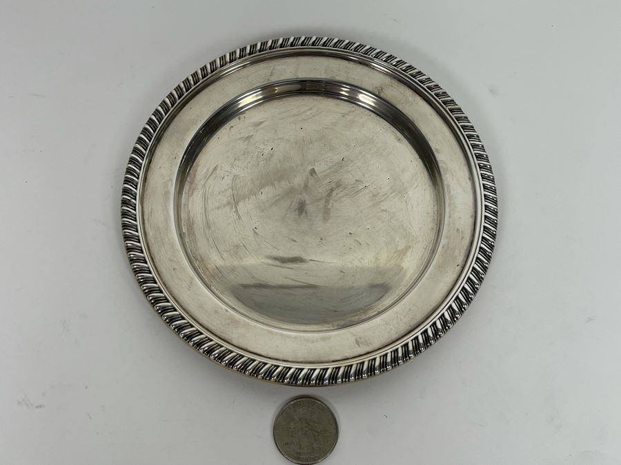 Vintage Sterling Silver Tray Dish 6R 91.3g [Photo 3]
