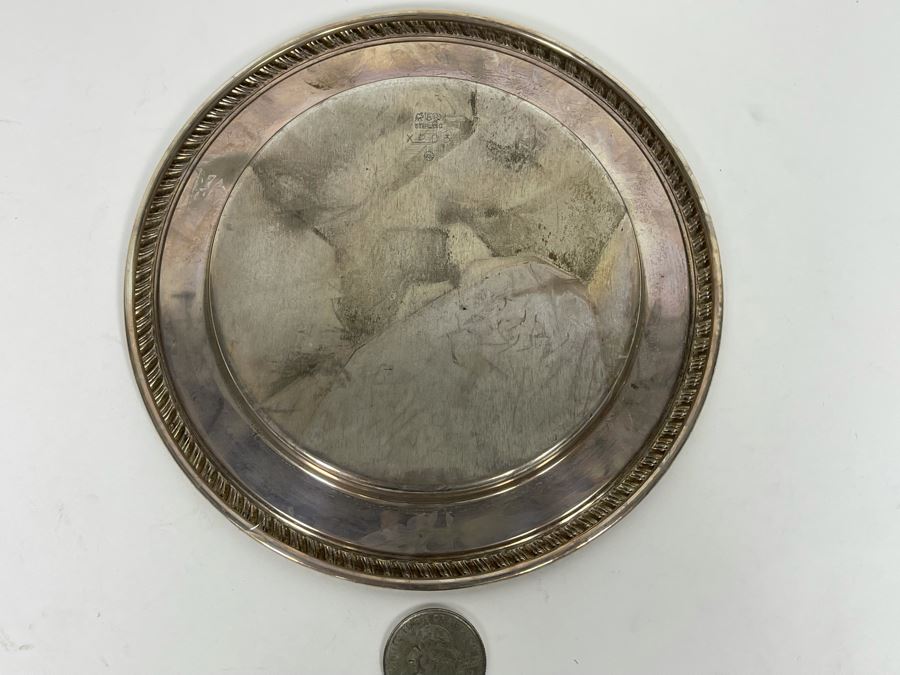 Vintage Sterling Silver Tray Dish 6R 91.3g [Photo 5]