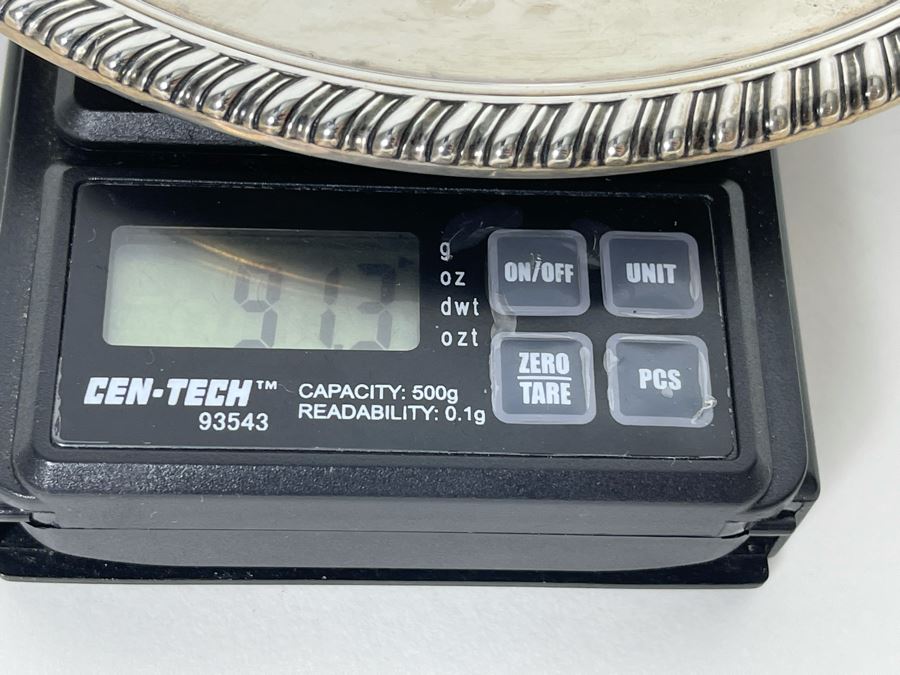 Vintage Sterling Silver Tray Dish 6R 91.3g [Photo 7]