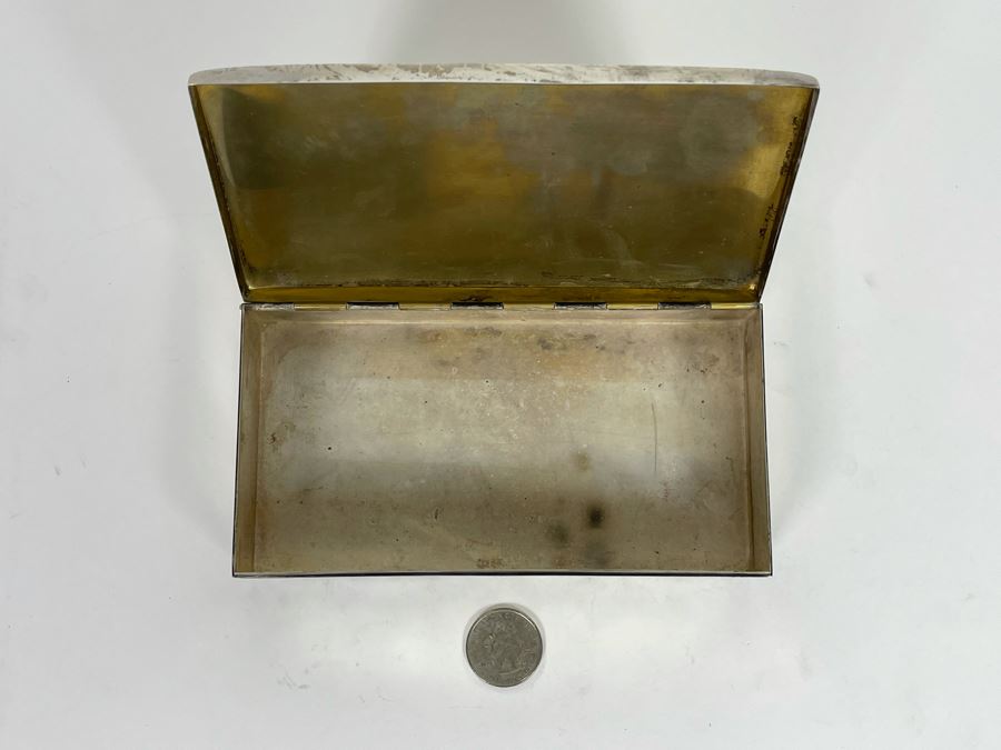 Sterling Silver Box By Smith & Smith 211.4g Of Sterling Silver