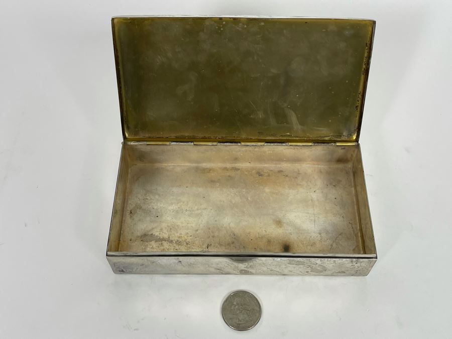 Sterling Silver Box By Smith & Smith 211.4g Of Sterling Silver [Photo 2]