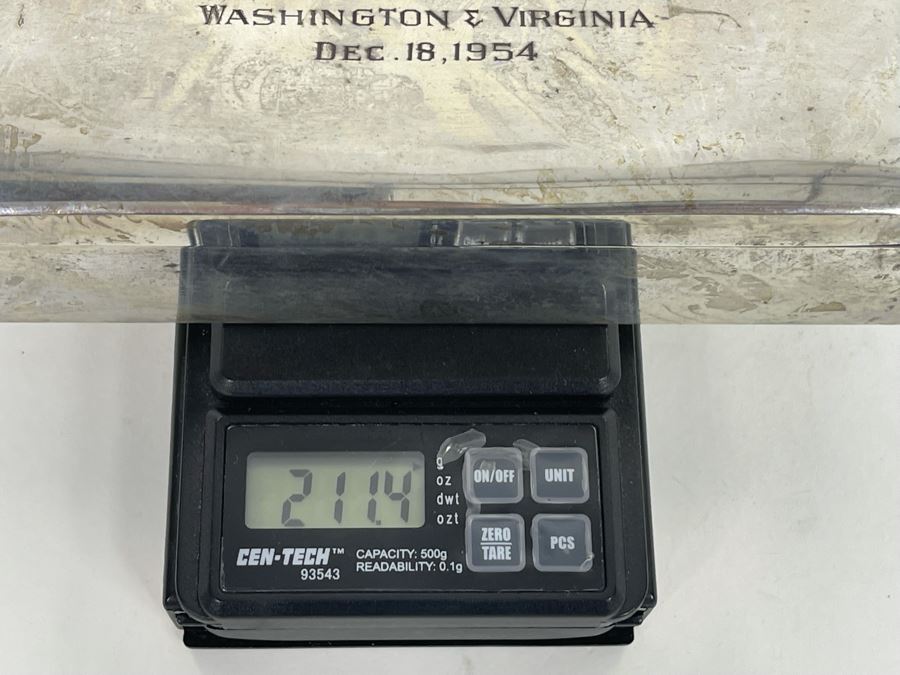 Sterling Silver Box By Smith & Smith 211.4g Of Sterling Silver [Photo 9]