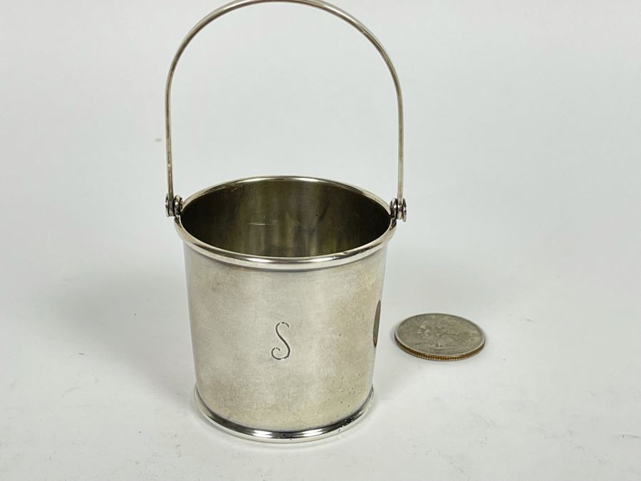 Small Sterling Silver Cup With Handle 33.1g [Photo 1]