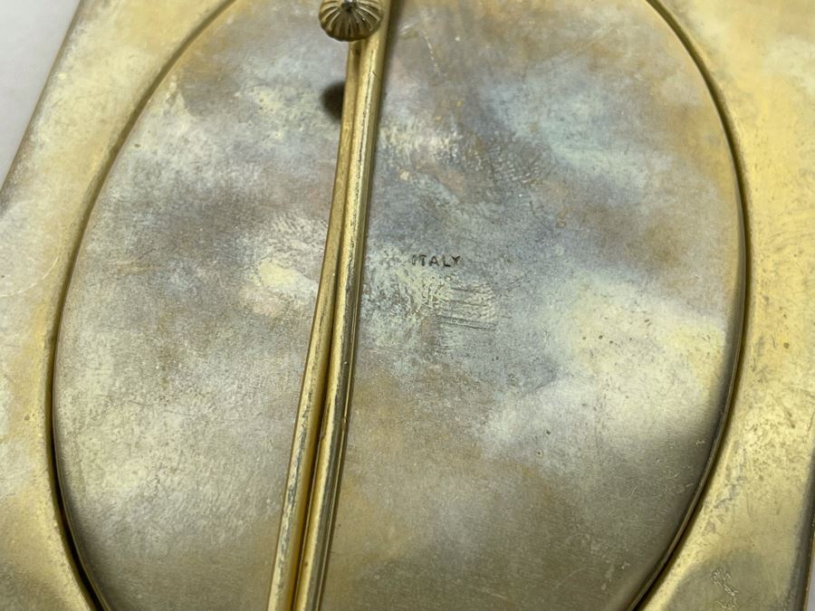 Vintage Italian Inlaid Micro Mosaic Floral Picture Frame 3 X 4 [Photo 5]