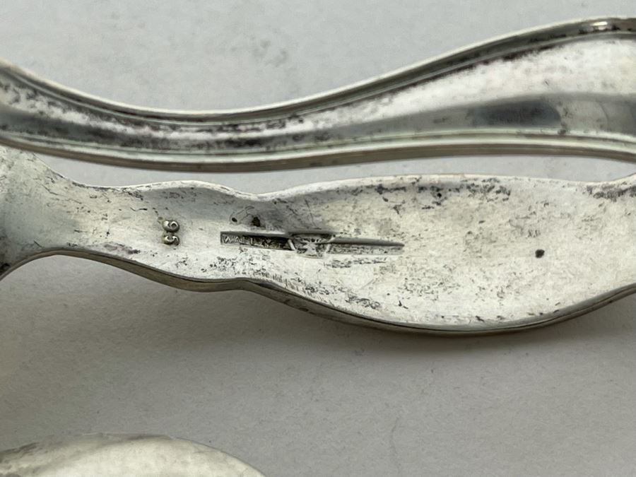Vintage Child's Gorham Sterling Silver Spoon And Fork Set And Sterling Silver Spoon Engraved Johnny 61.4g [Photo 7]