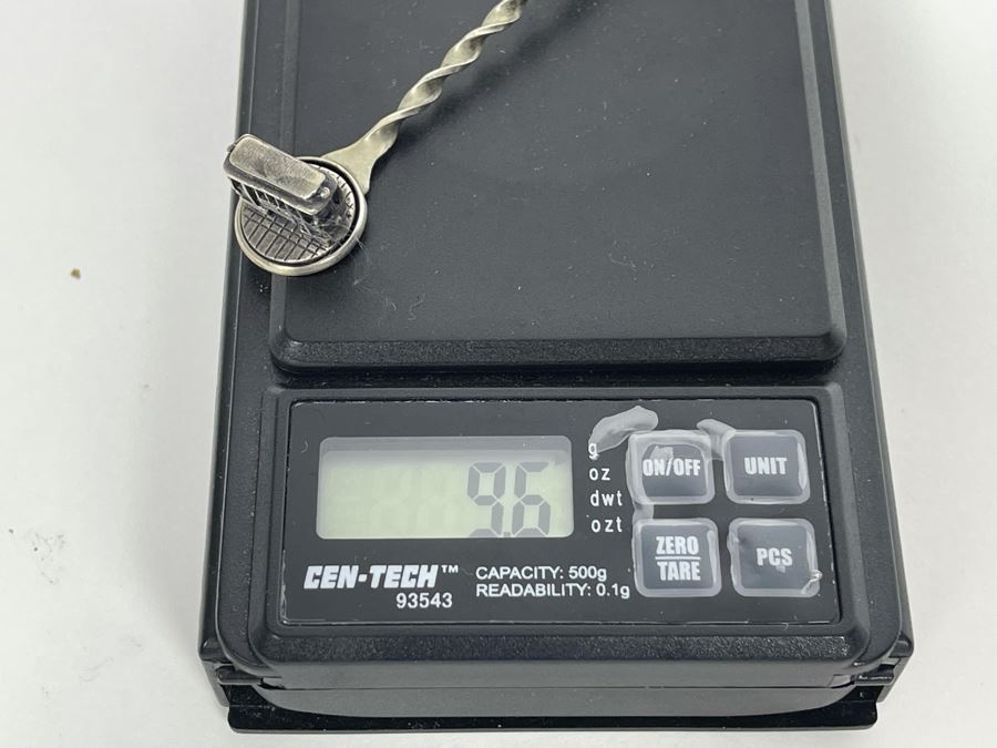 Vintage Sterling Silver San Francisco Cable Car Souvenir Spoon With Rotating Cable Car 9.6g [Photo 9]