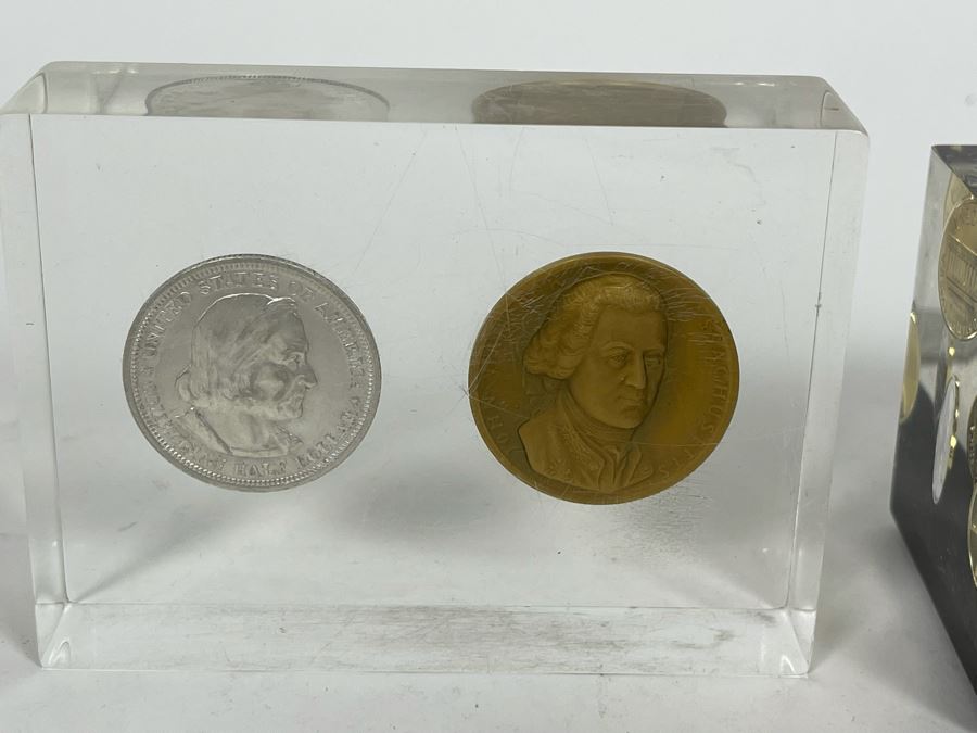 Set Of Three Coin Paperweights [Photo 7]