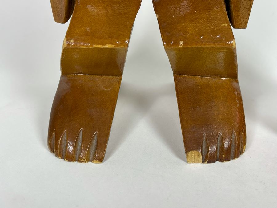 JUST ADDED - Vintage Wooden Hawaiian Tiki Statue 18H [Photo 3]