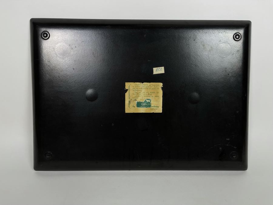 JUST ADDED - Couroc Monterey CA Tray With Vintage Foreign Coins 18 X 12 [Photo 8]