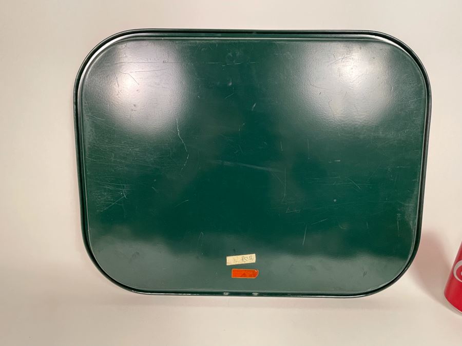 JUST ADDED - Large Hand Painted Metal Tray From England Signed Joy M. Barlow 20 X 15 [Photo 8]