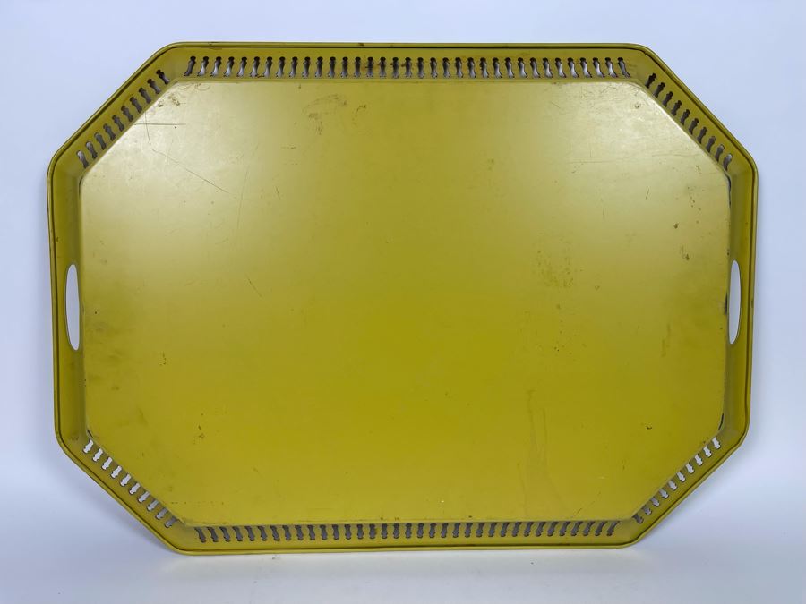 JUST ADDED - Hand Painted Metal Tray 24 X 18 [Photo 5]