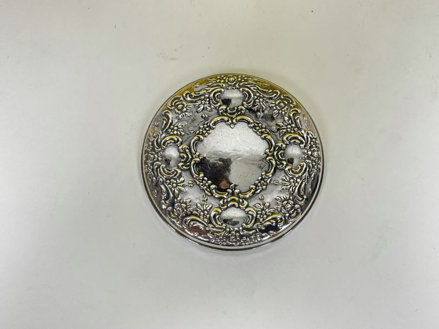 JUST ADDED - Towle Repousse Sterling Silver Compact Mirror [Photo 7]