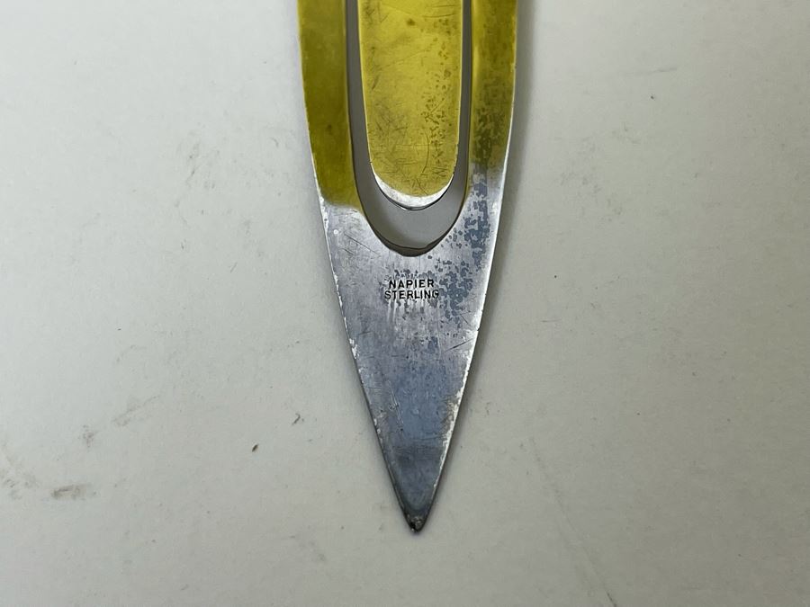 JUST ADDED - Sterling Silver Bookmark By Napier 7.7g [Photo 4]