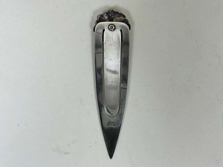 JUST ADDED - Sterling Silver Bookmark By Napier 7.7g [Photo 3]