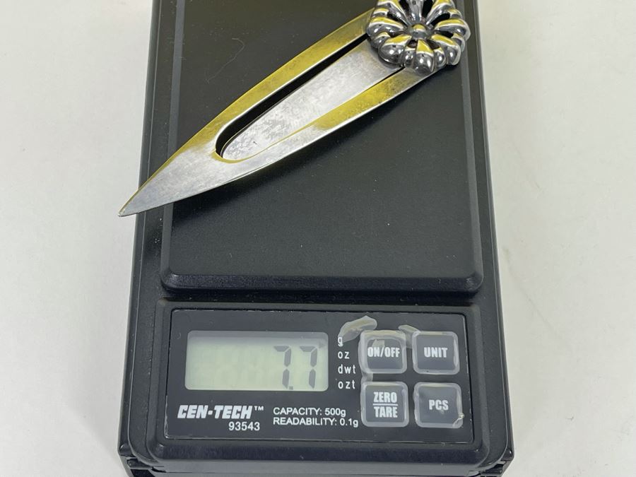 JUST ADDED - Sterling Silver Bookmark By Napier 7.7g [Photo 5]