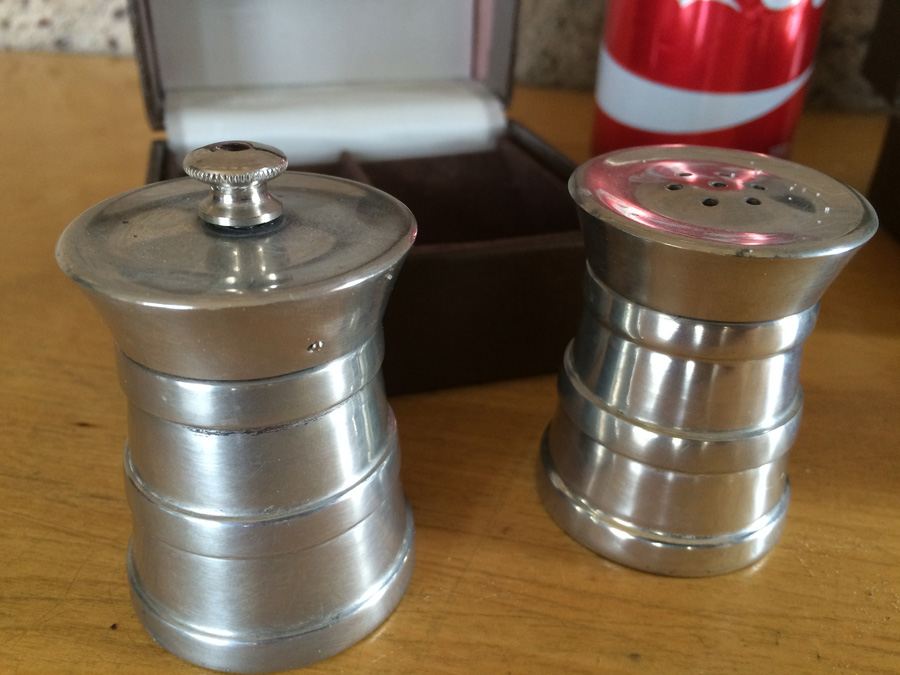 Pewter Salt & Pepper Shakers - Made in Italy [Photo 2]