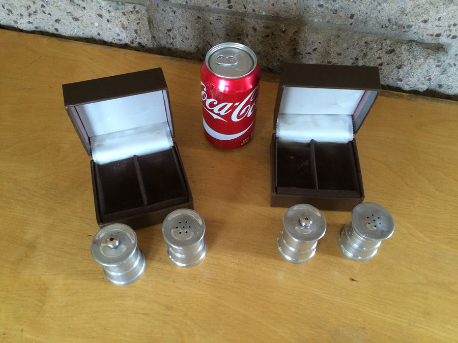 Pewter Salt & Pepper Shakers - Made in Italy [Photo 4]
