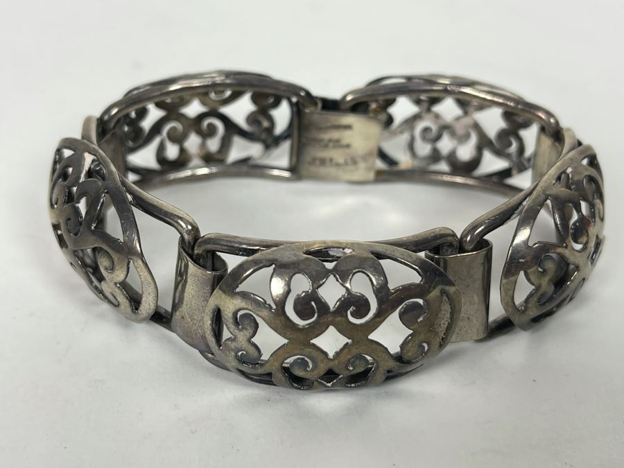 JUST ADDED - Sterling Silver Handmade Bracelet 7L 47g [Photo 4]