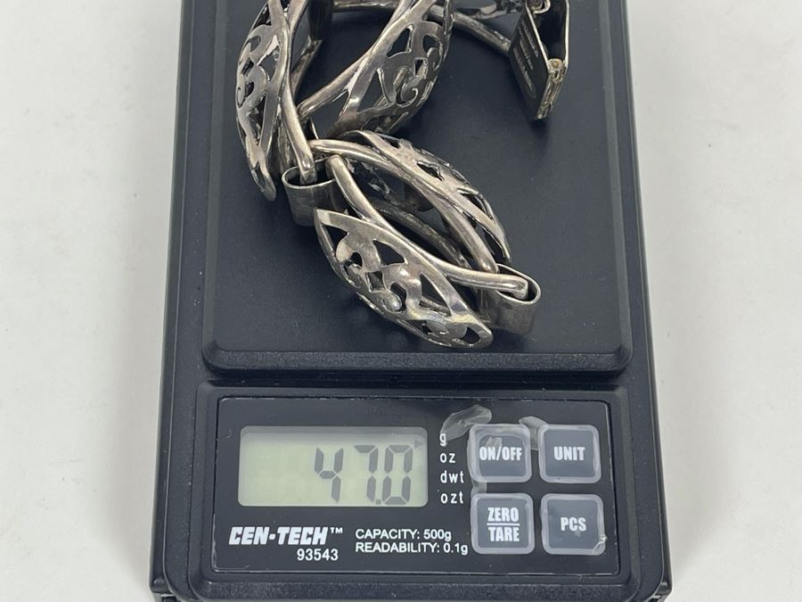 JUST ADDED - Sterling Silver Handmade Bracelet 7L 47g [Photo 11]