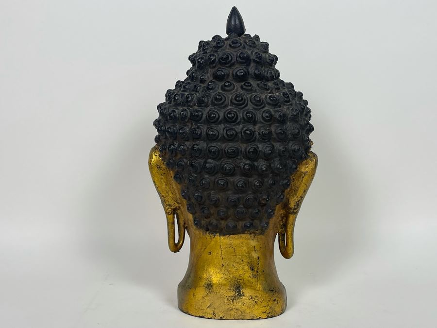 Old Gilt Metal Buddha Statue 8W X 14H [Photo 9]