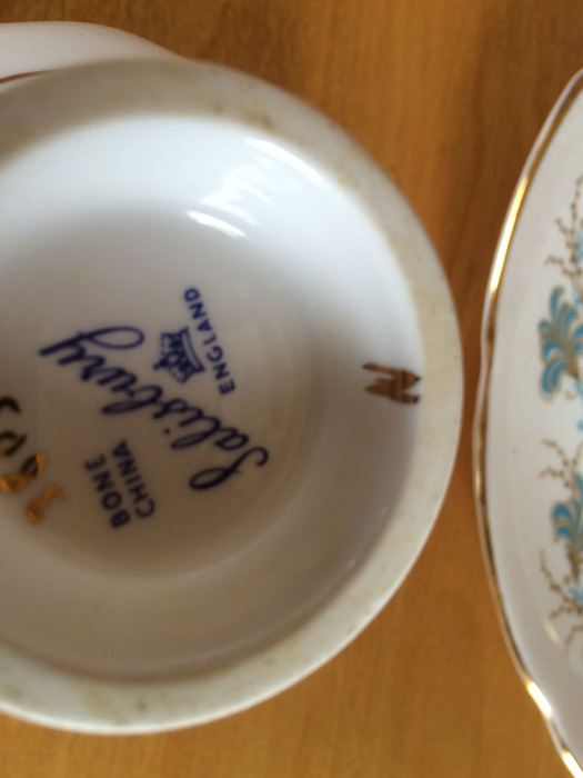 Bone China Cup Saucer and Plate Salisbury England [Photo 7]