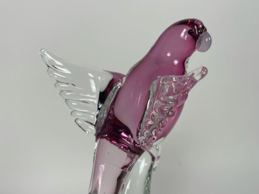 Murano Glass Bird Sculpture By Formia 10H [Photo 4]