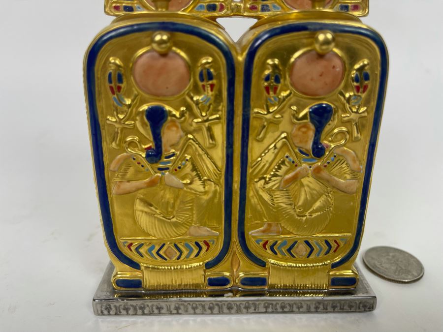 Boehm Porcelain Figurine Limited Edition The Treasures Of Tutankhamun Titled 'Perfume Box' Number 176 4W X 6H [Photo 4]