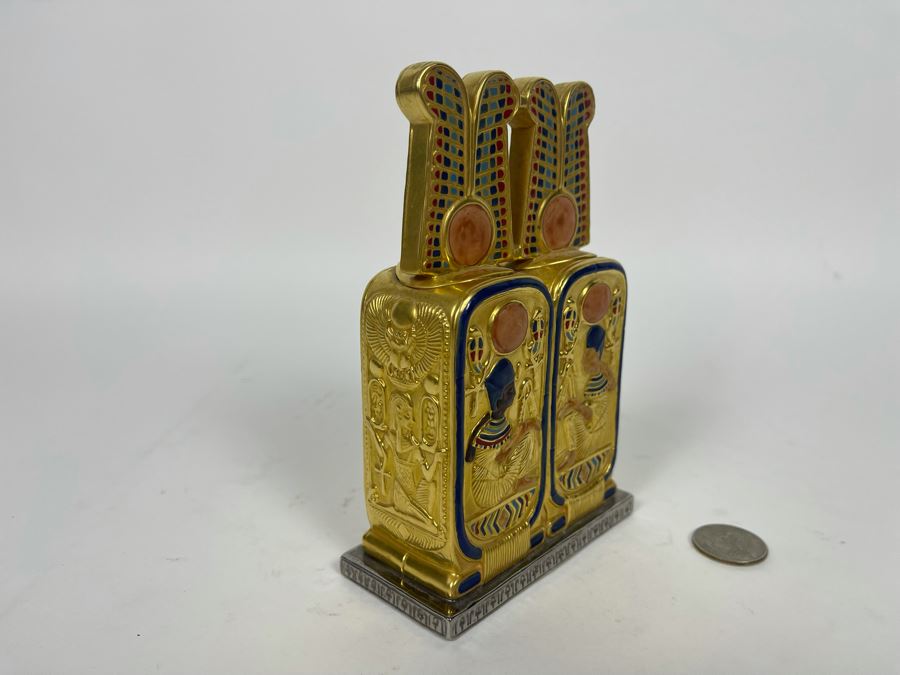 Boehm Porcelain Figurine Limited Edition The Treasures Of Tutankhamun Titled 'Perfume Box' Number 176 4W X 6H [Photo 8]