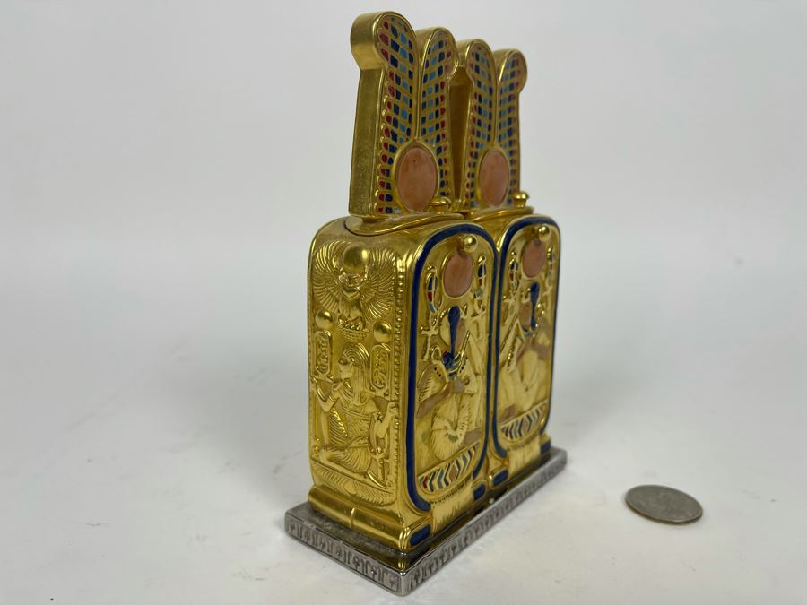 Boehm Porcelain Figurine Limited Edition The Treasures Of Tutankhamun Titled 'Perfume Box' Number 176 4W X 6H [Photo 5]