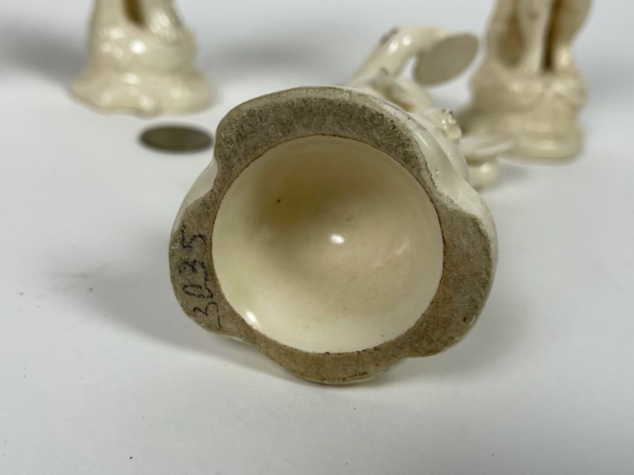 Collection Of Four Vintage White Cherub Musical Figurines 6H [Photo 11]