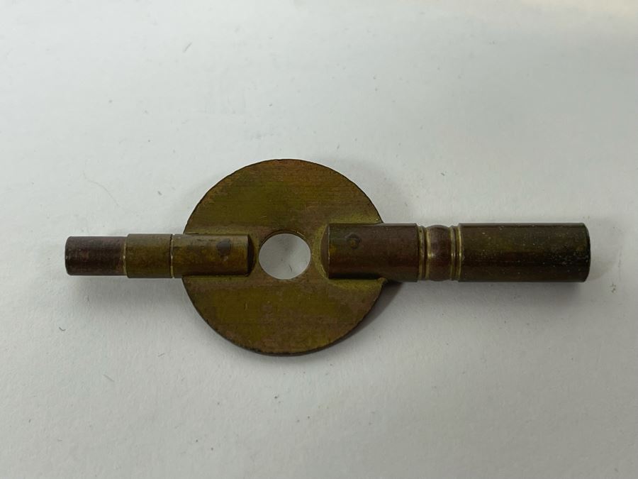 Brass Tiffany & Co Mechanical Carriage Clock Made In France With Key Working (Click To See Video) 3W X 3D X 5H [Photo 21]