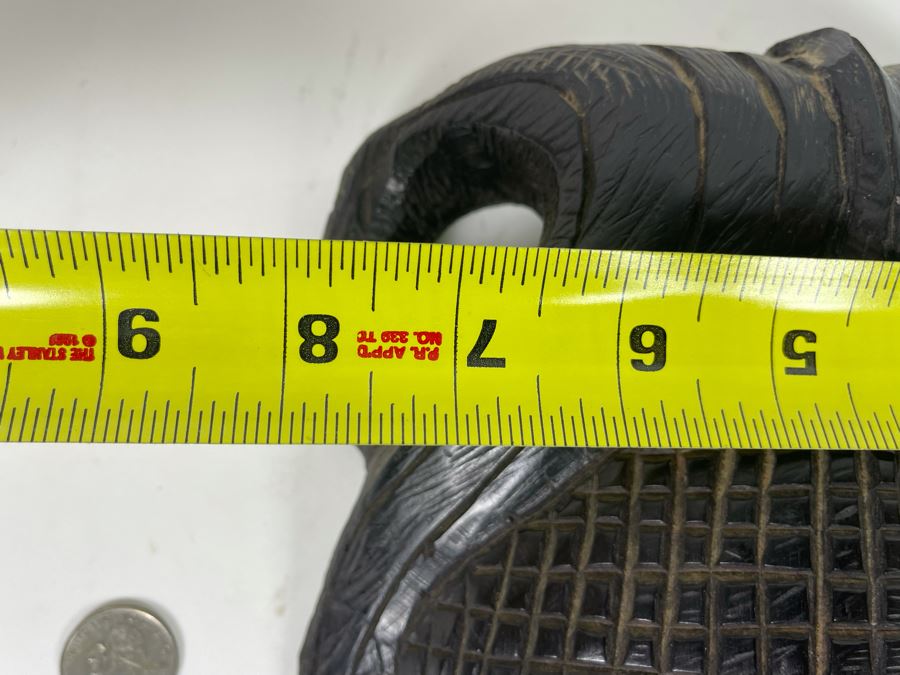 Old Carved Wooden African Mask Wall Hanging 8W X 11H [Photo 9]