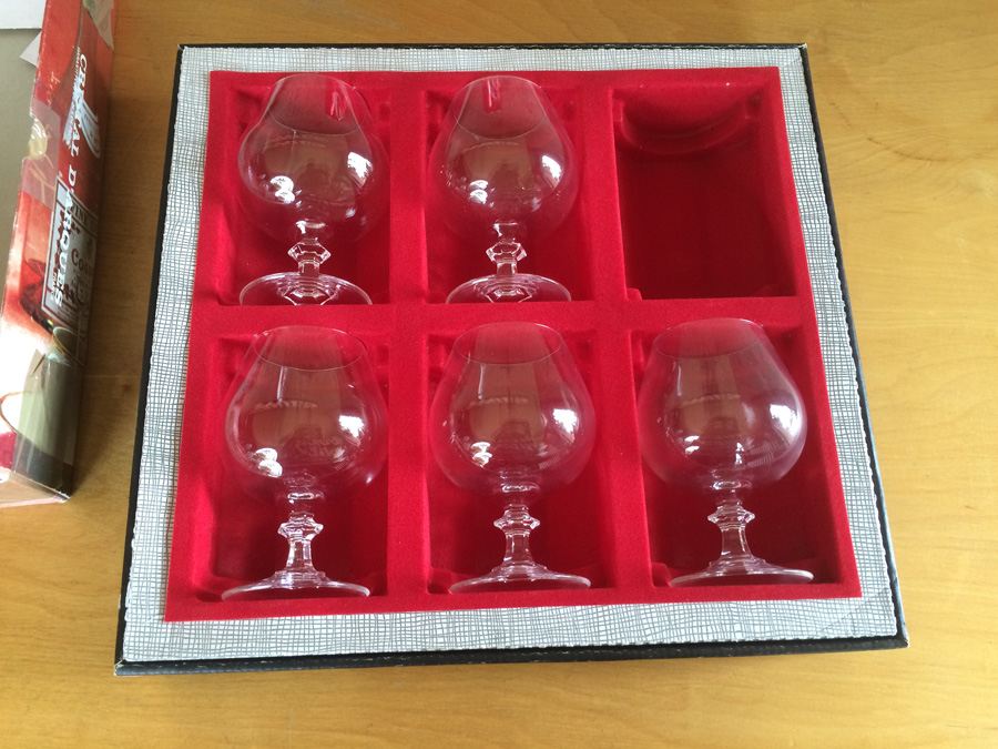 Vintage Cristal D'Arques Stemware (11) Cognac Glasses with Original Boxes [Photo 6]